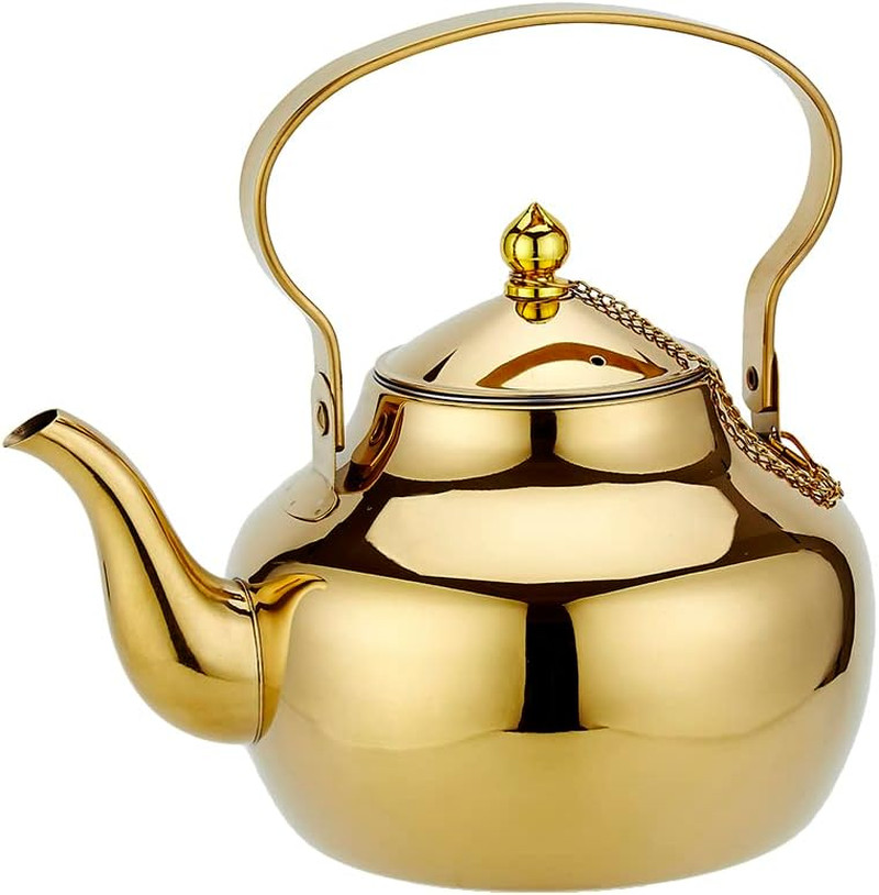 2000Ml Gooseneck Teapot with Removable Infuser, 2.1Qt Hot Water Kettle Boiling W