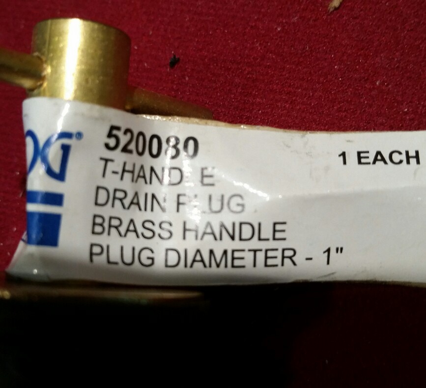 Seadog Brass Twist Drain Plug P# 520080
