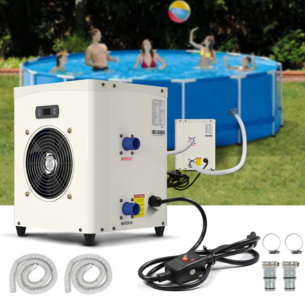 SLSY Above Ground Pools Heater 110V Electric Pool HeaterTitanium Heat Ex G3D