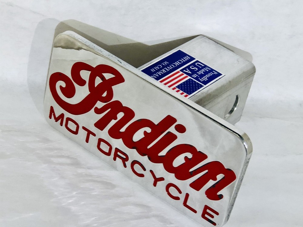 Indian motorcycle hitch cover,Indian red