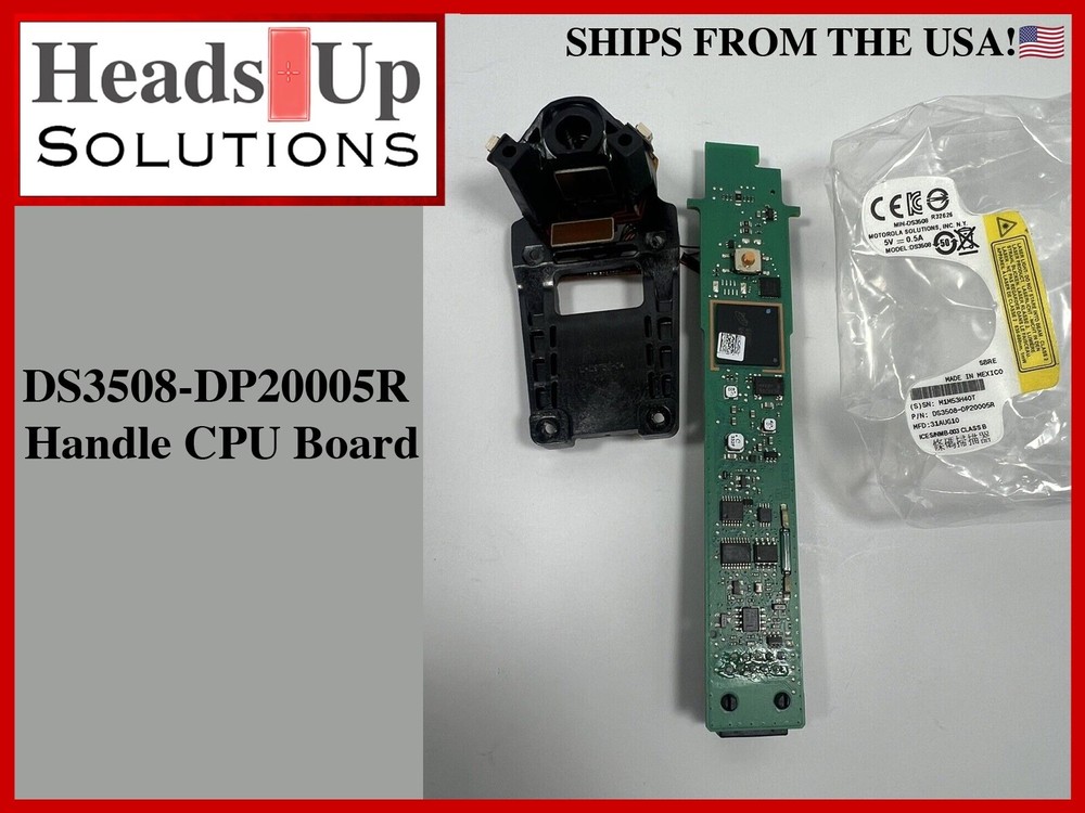 Symbol DS3508-DP20005R Handle CPU Board, USED, TESTED WORKING, Ready to ship!