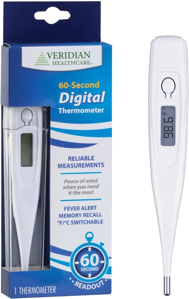 Veridian Digital Thermometer | 60-Second Readout