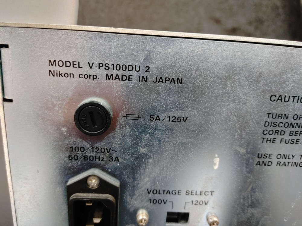 NIKON V-PS100DU-2 Microscope Power Supply Unit