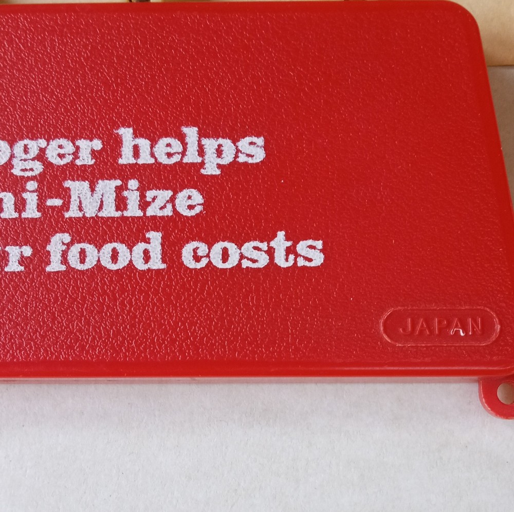 Vintage Kroger Mini-Mize Pocket Counter Advertising Tool