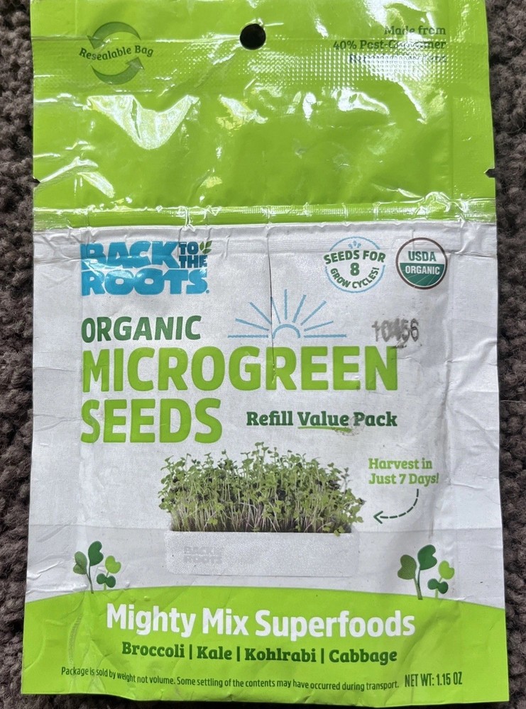 ORGANIC MICROGREEN SEEDS REFILL VALUE PACK