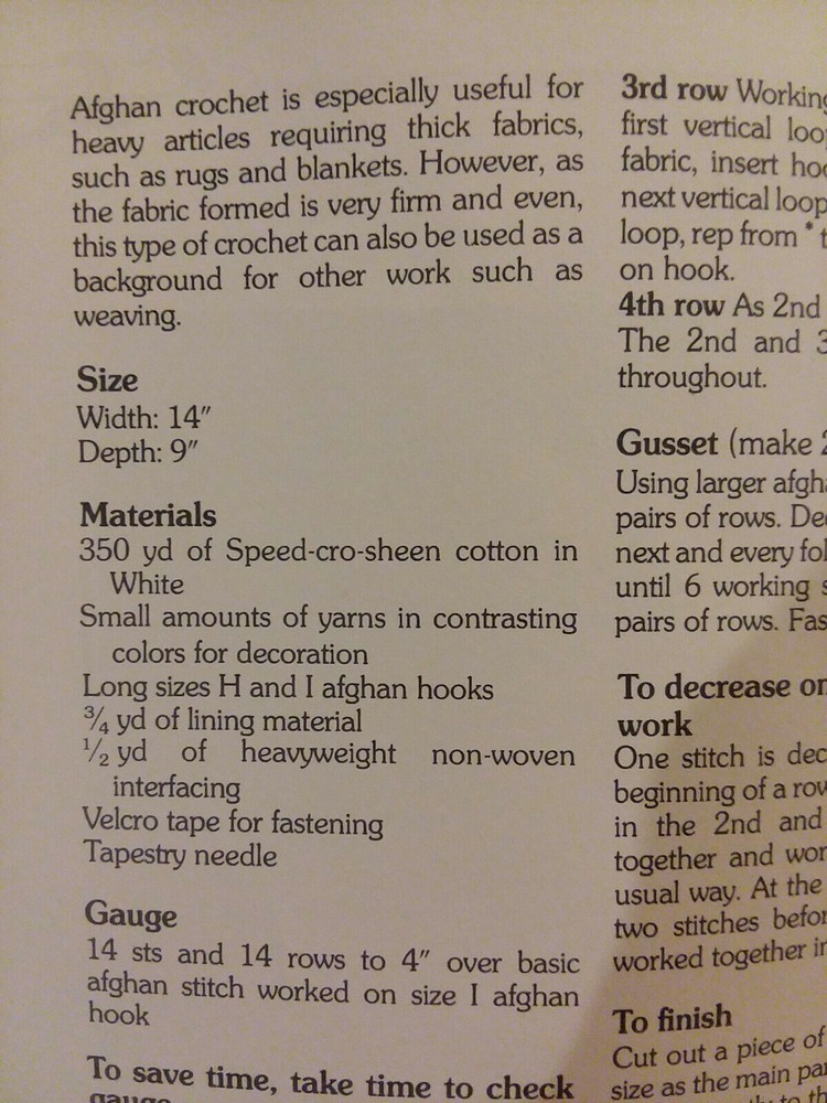 Envelope Bag crochet PATTERN INSTRUCTIONS FREE SHIPPING