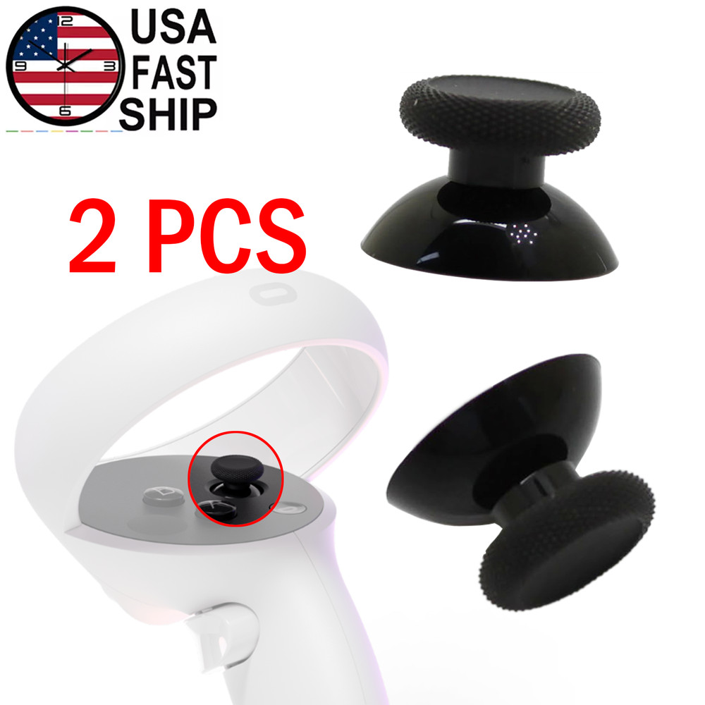 2X Analog Thumb Joystick Caps Hat For Meta Oculus Quest 2 / 3 Handle Controller