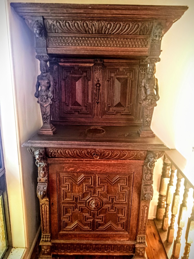 19th Century Dutch Antique Oak Buffet