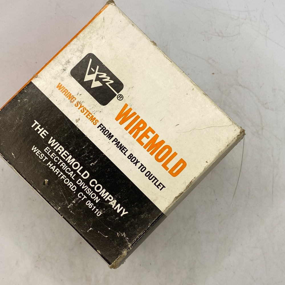WIREMOLD G-3018AE External Corner Coupling in Gray - Vintage NOS ⭐