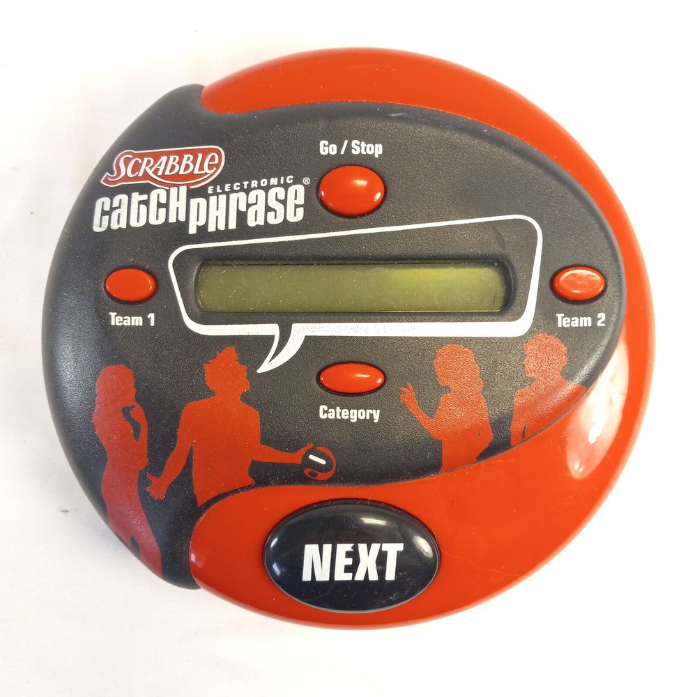 Catch Phrase Scrabble Edition Electronic Handheld Party Game Hasbro 2013