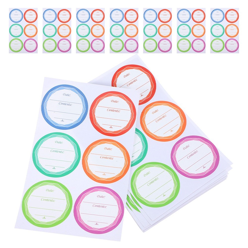 80 Sheets Waterproof Labels Kitchen for Containers Bottle Stickers