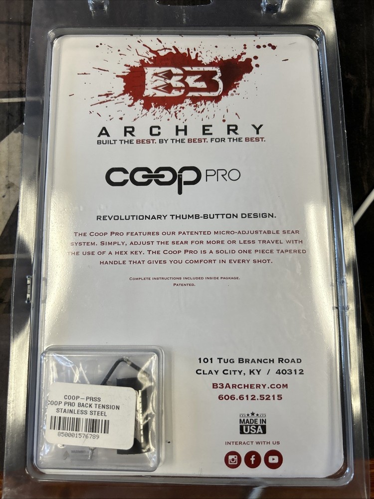 B3 Archery Coop Pro-Stainless
