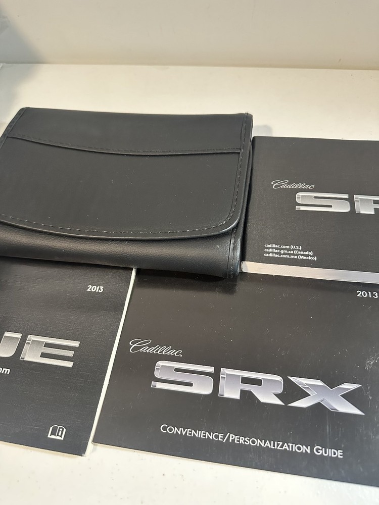 2013 Cadillac SRX Owner's Manual Set