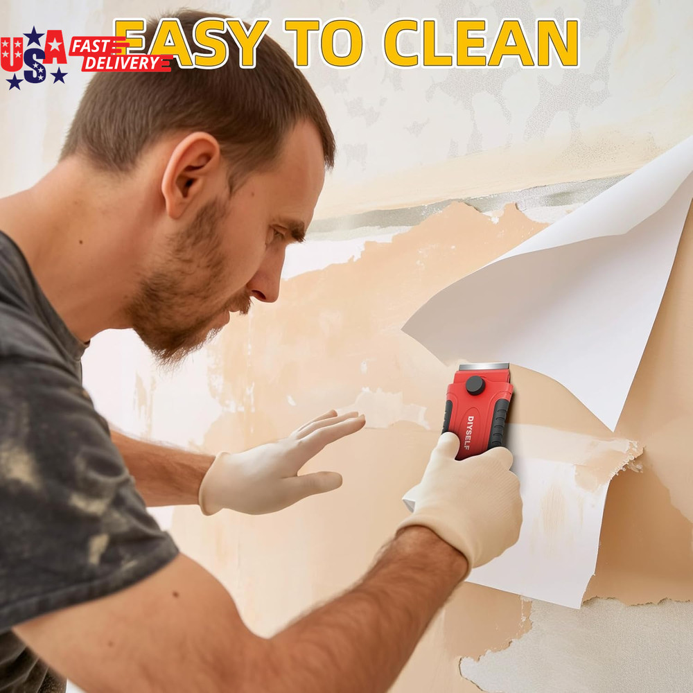 2 Pack Razor Blade Scraper with 30 Pcs Blades - Scraper Tool - Scraper for Clean