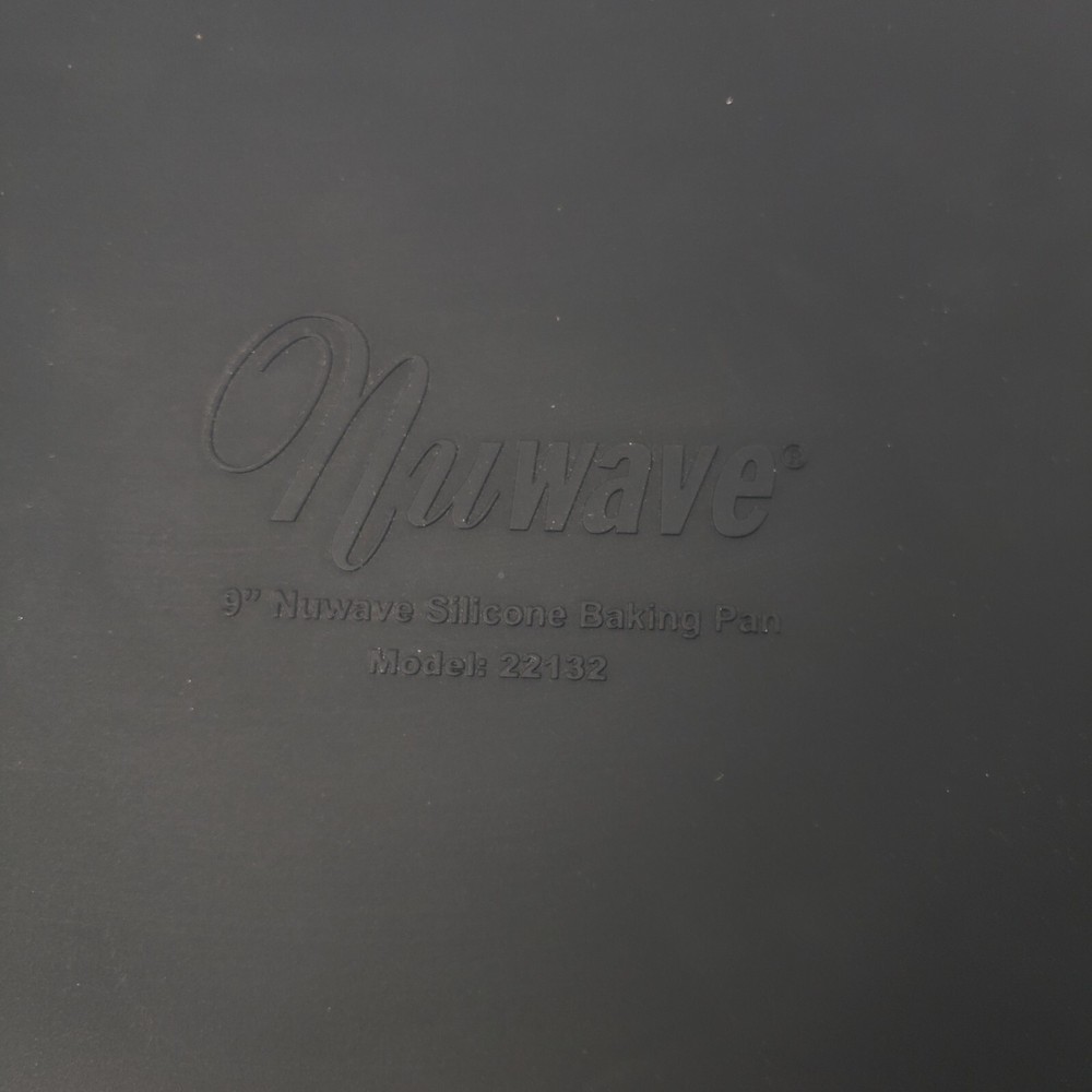 3 pc NuWave Pro Plus Infrared Oven Silicone Baking Pans 8" Square 9" Round