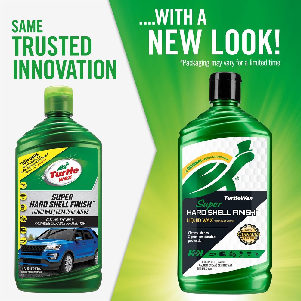Turtle Wax Super Hard Shell Liquid Car Wax 16 Fl Oz