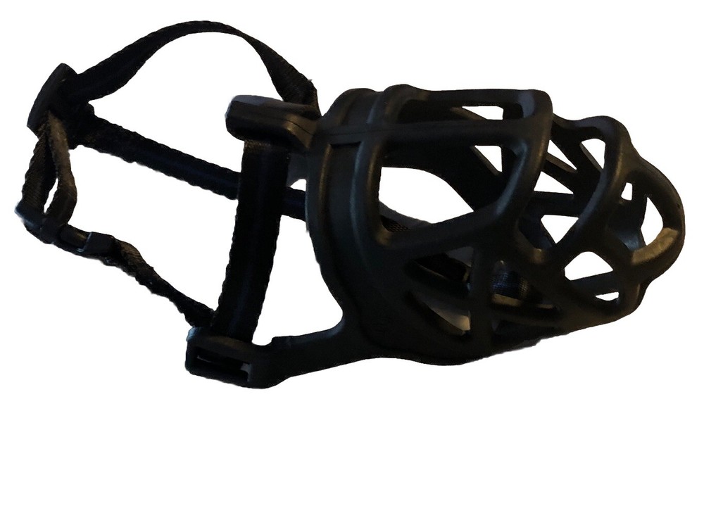 Basket Dog Muzzles-Soft Adjustable Breathable Mask