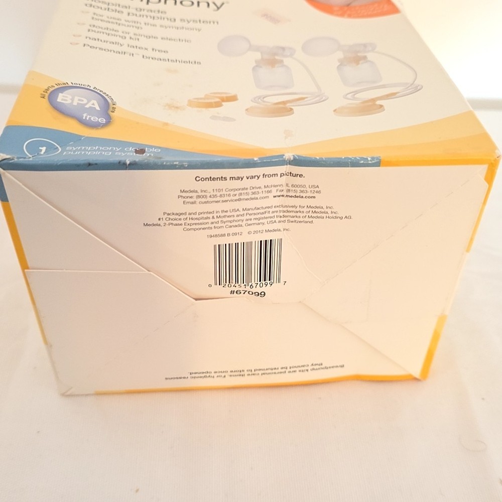 Medela Symphony Double Pumping Kit - Damaged Box