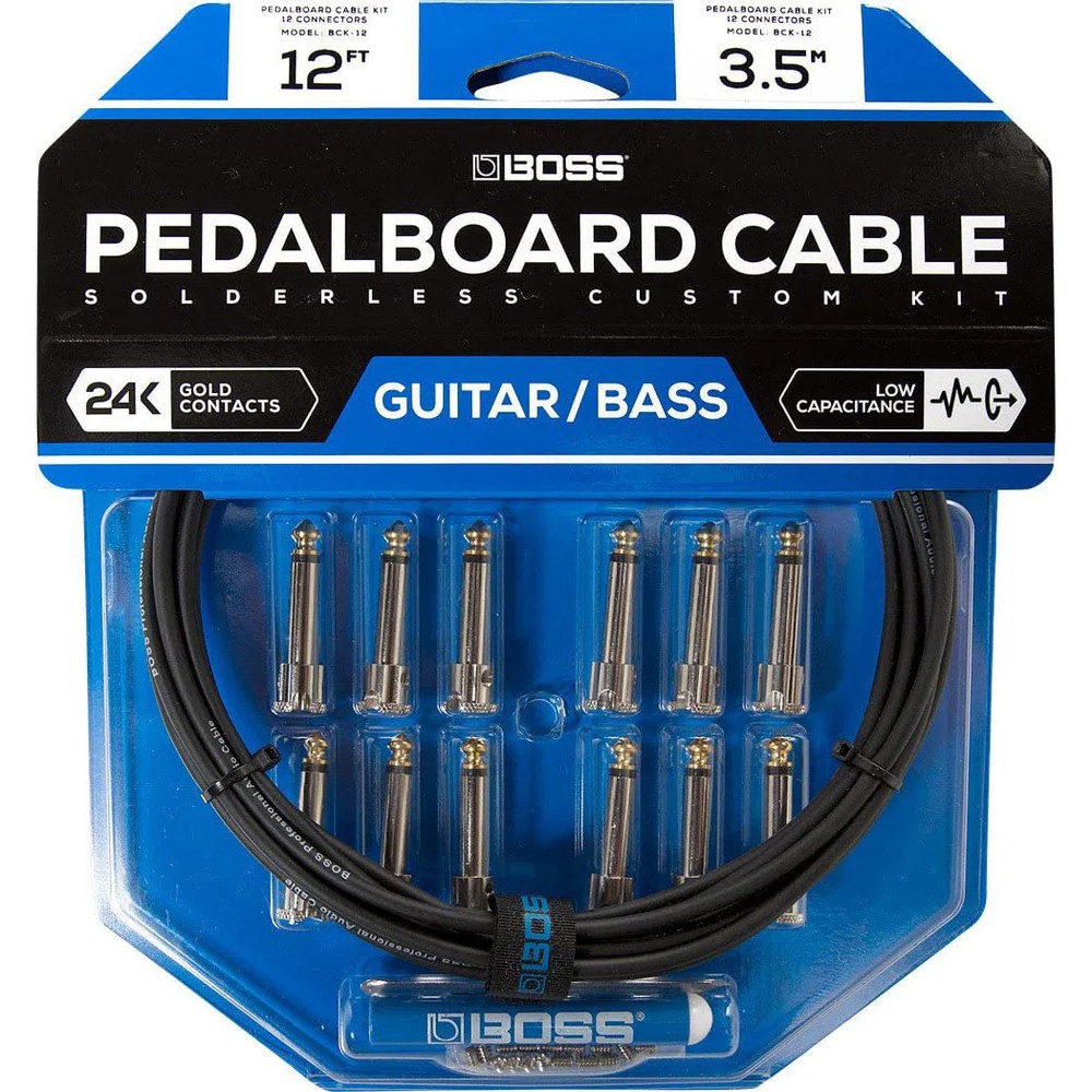 BOSS Solderless Pedalboard Cable Kit (BCK-12)