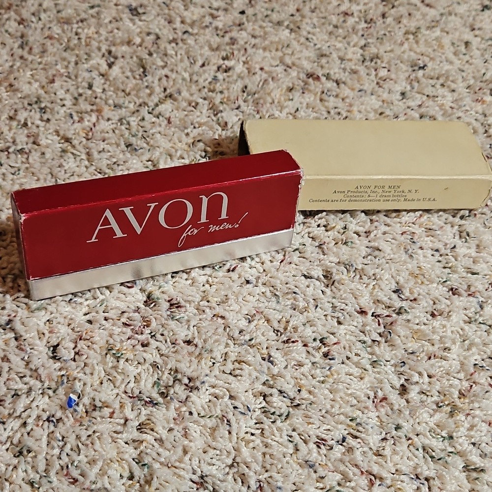 Avon For Men Miniatures Perfume Demonstration Set 8 Bottles