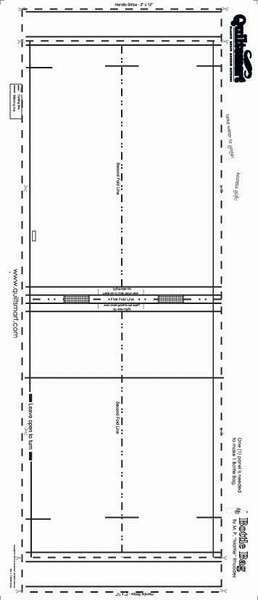 Quiltsmart Bottle Bag fusible printed interfacing panel