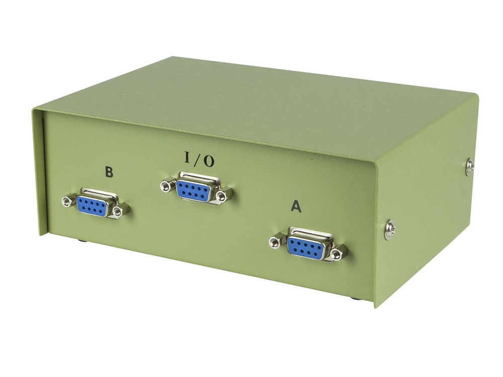 DB9 Female AB 2 Way Switch Box 1342