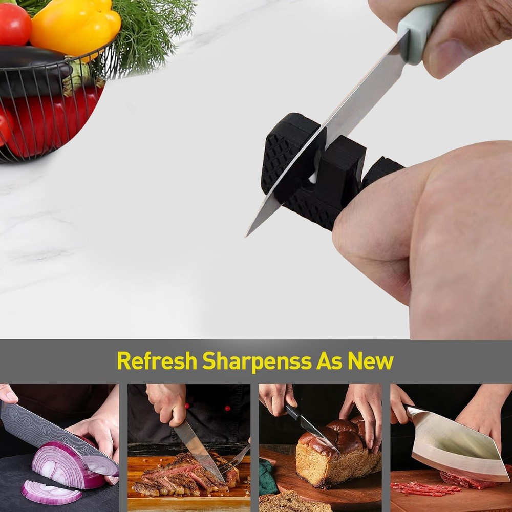 Kitchen Sharpener Outdoor Sharpening Stone Tool Scissors Sharpener Portable
