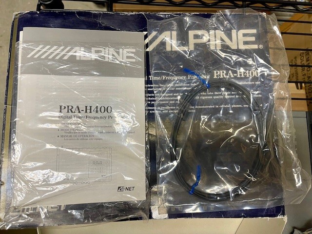 NIB Alpine PRA-H400 Digital Time Frequency Processor FREE SHIPPING