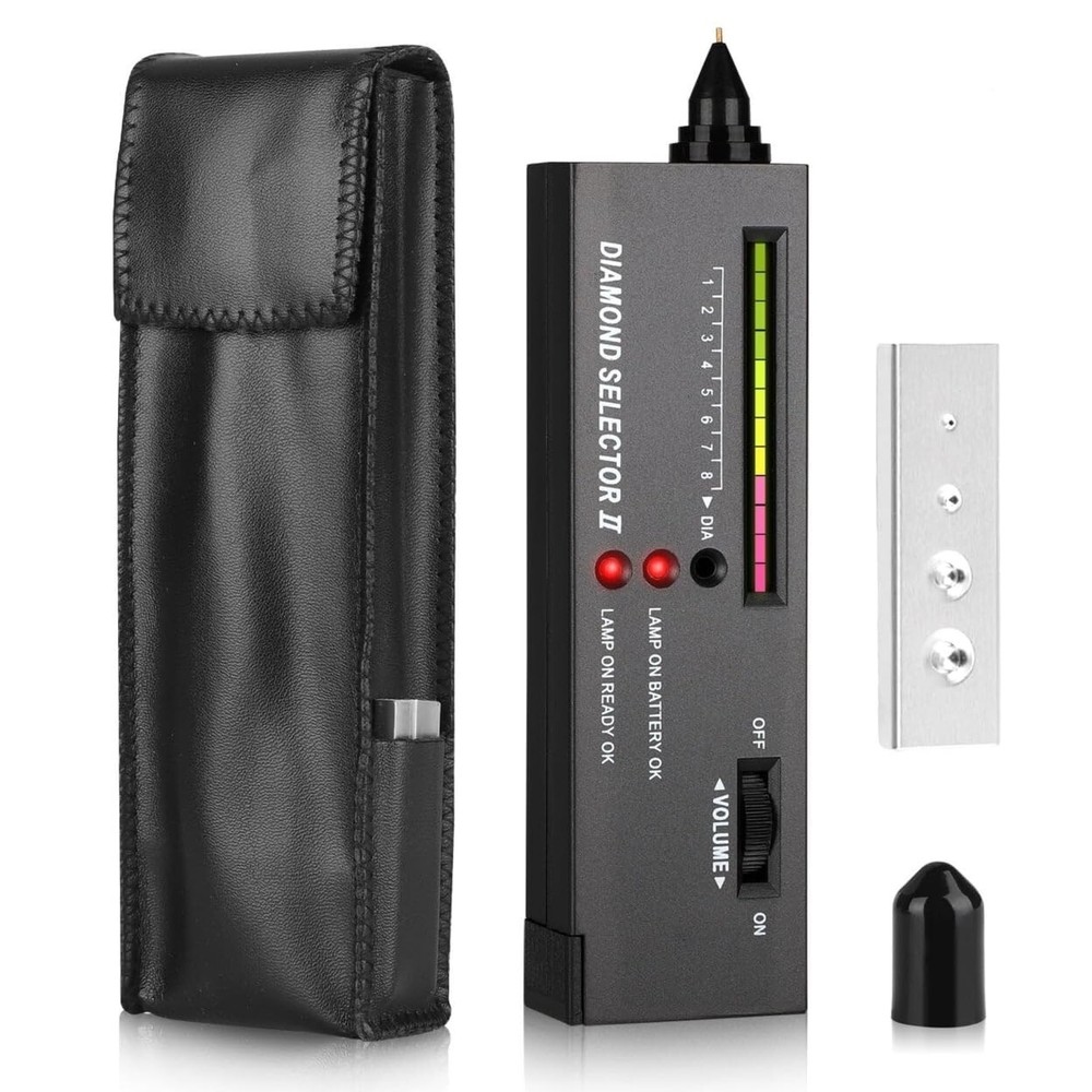 Diamond Selector V2 Portable Diamond Tester with Case & Gemstone Platform