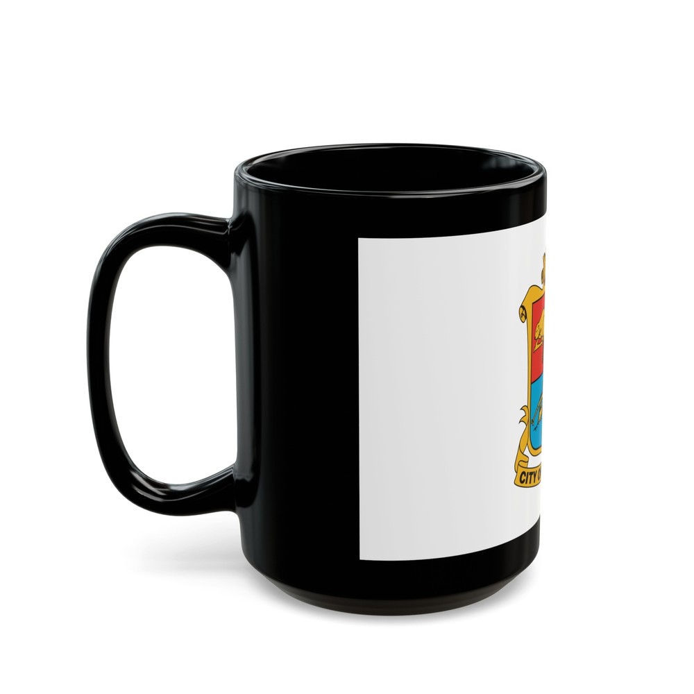 Flag of Brampton Canada - Black Coffee Mug