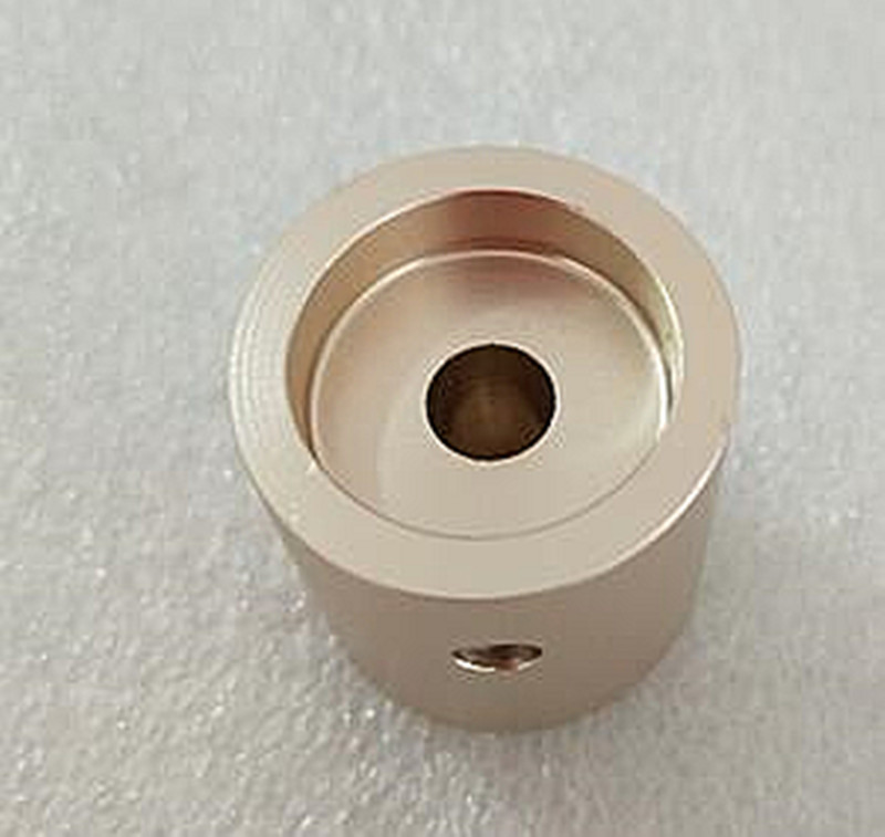 6pcs 24x25 SOLID ALLOY GOLD HI-FI VOLUME CONTROL KNOBS