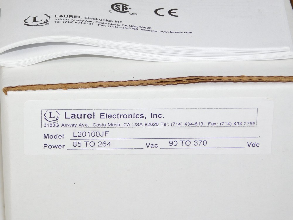 New Laurel L20100JF DPM Digital Panel Process Meter Temperature Controller Unit