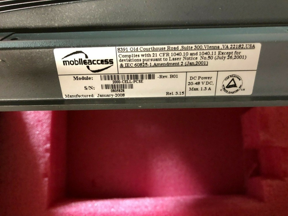 MOBILEACCESS 2000-CELL-PCSE REMOTE HUB UNIT