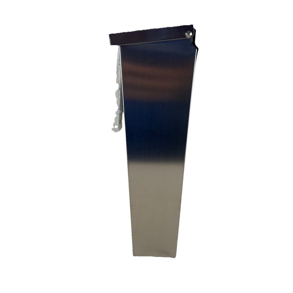 Architectural Mailbox Regent Wall Mount Stainless Steel Small Lockable Mailbox