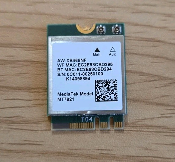 Mediatek MT7921 WLAN