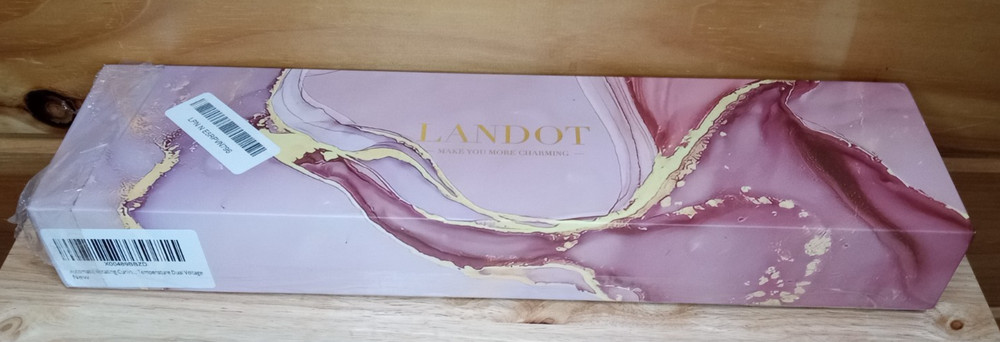 Landot Digital Curling Iron Wand Display Temperature Tested Working Open Box