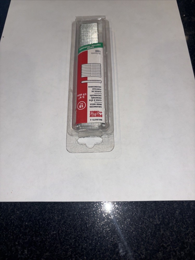 PORTER CABLE BRAD NAILS 3/4" 18G, NIP