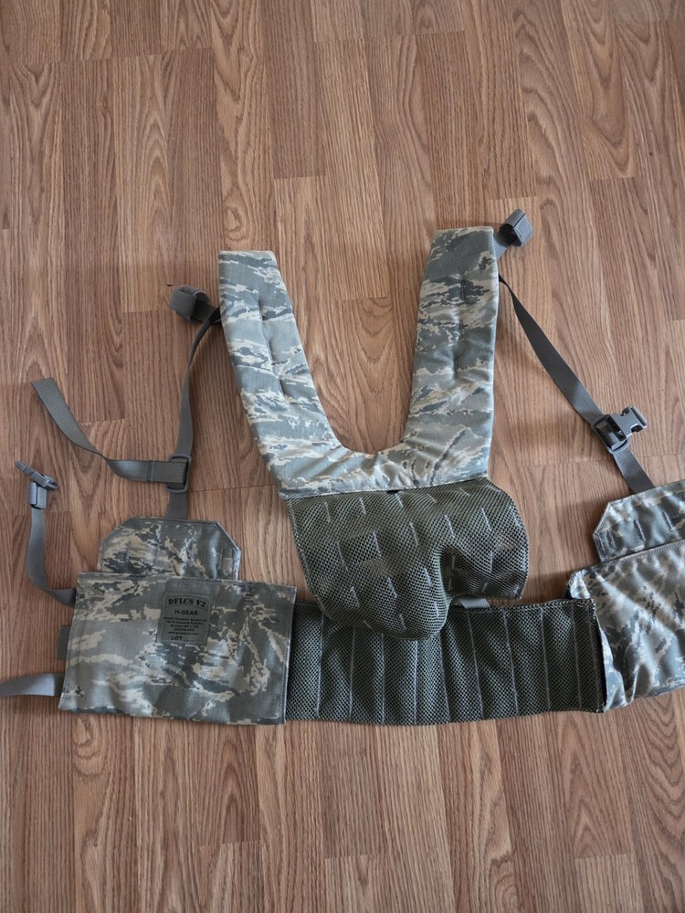 USGI Molle H-Harness, size small, Airforce Tiger Stripe