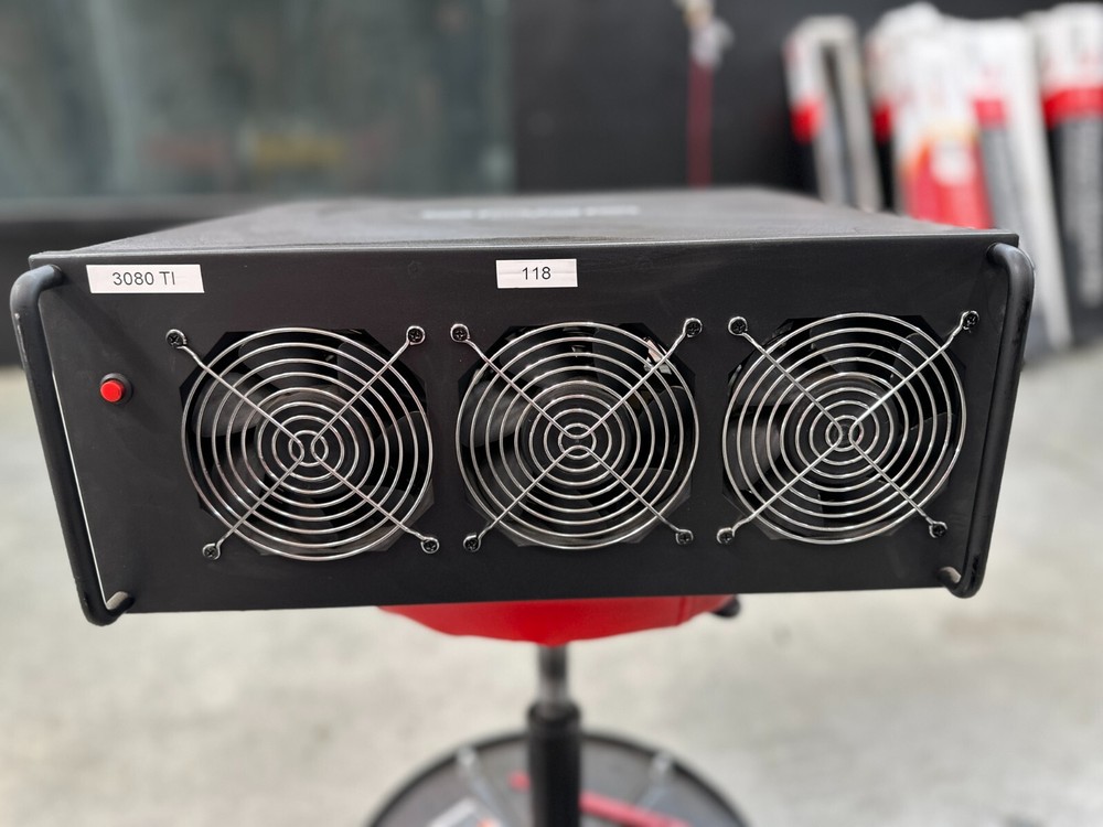 5-GPU 4U Server Mining Chassis 2300W PSU w/ Cables, CPU, RAM, SSD