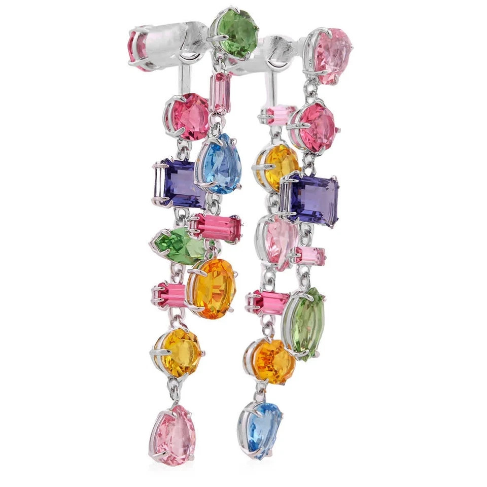 Swarovski Gema Asymmetrical Drop Earrings