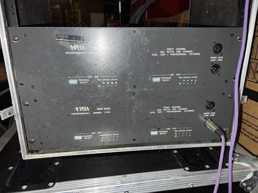 Tom Cat Par 64, Rack, NSI Dimmer Packs