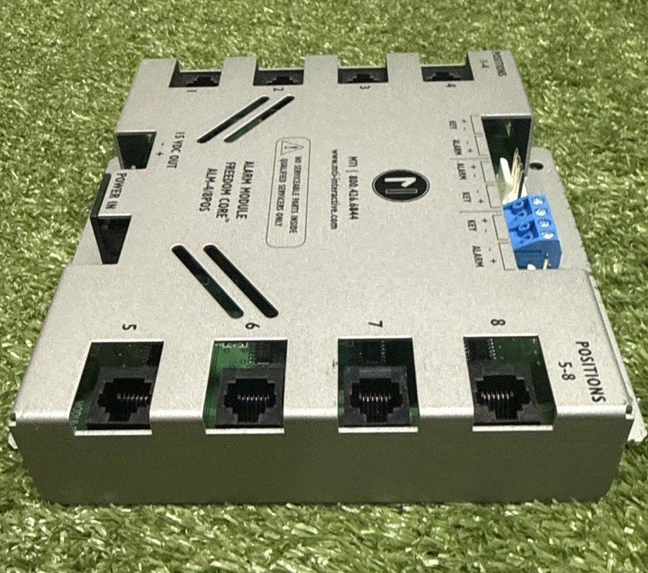 MTI Interactive Alarm Module Freedom Core ALM-4/8POS USED Untested Equipment