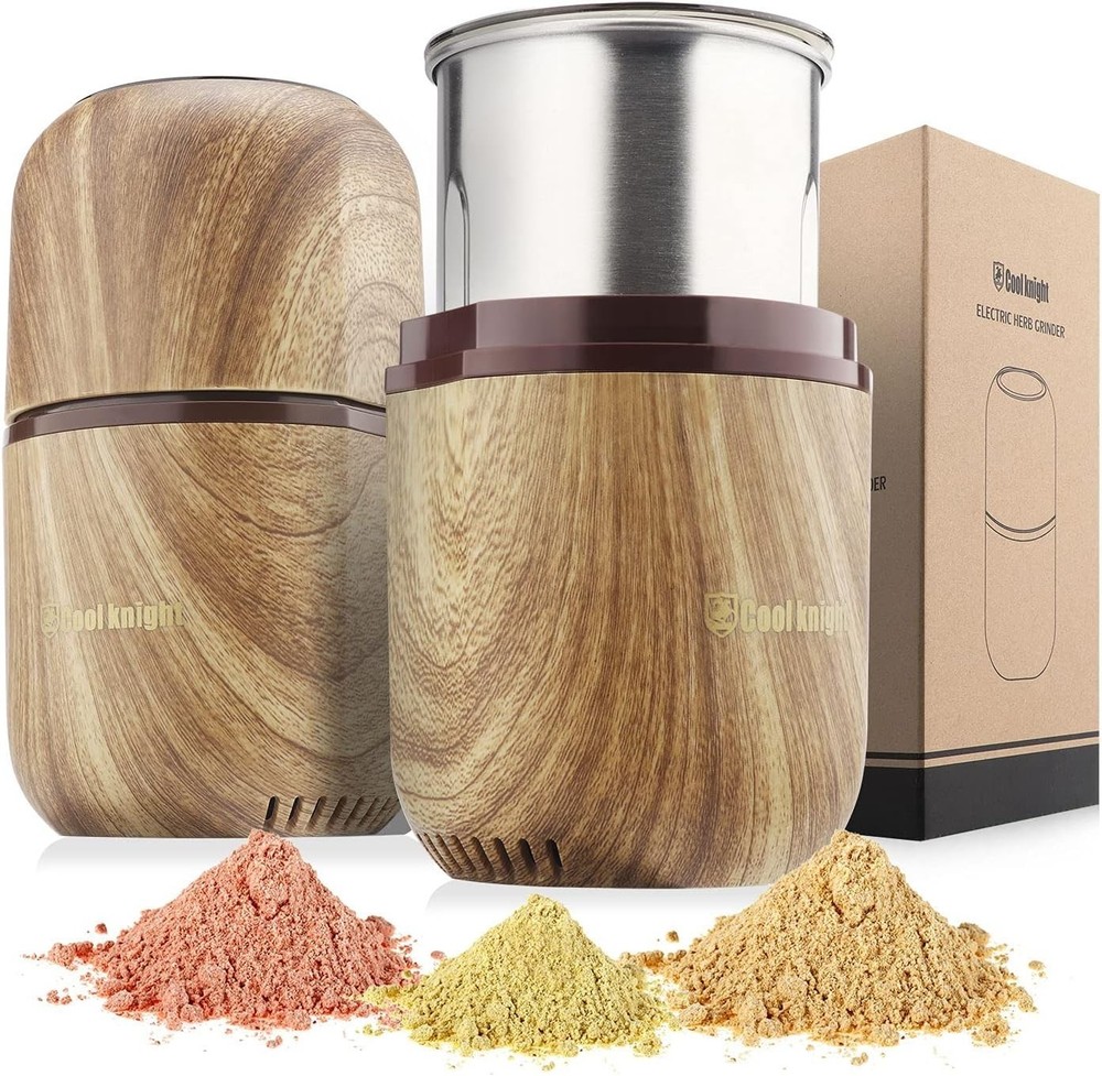 Large Capacity Electric Spice Grinder with Safety Features & Visual Lid