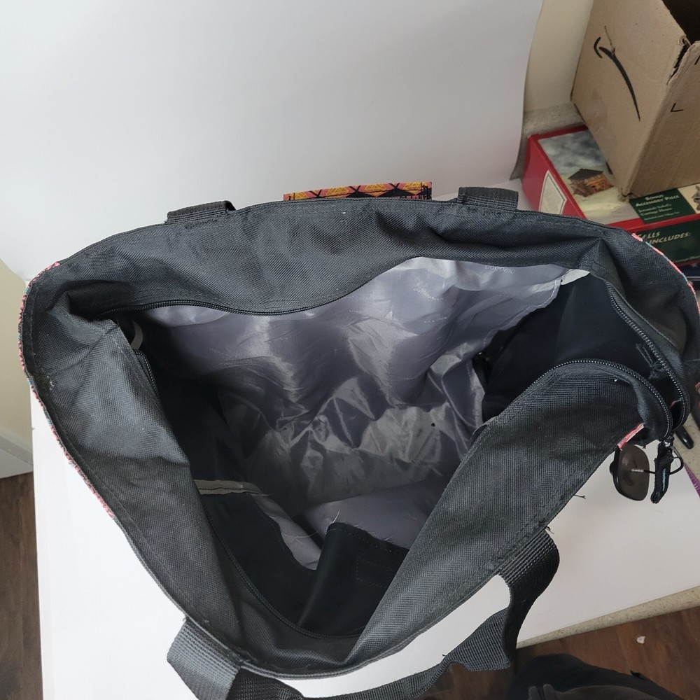 Dadamo Rolling Travel Bag With Aztec Print & Retractable Handle