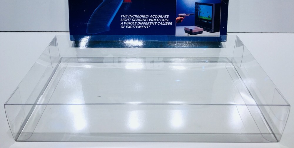 1 Box Protector for the NES ZAPPER Box!   See pictures! Custom Made Display Case