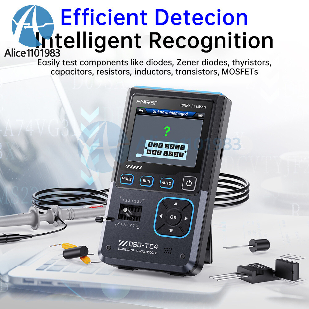 DSO-TC4 Oscilloscope 10MHz 48Ms/s Transistor Tester Electronics Component Tester