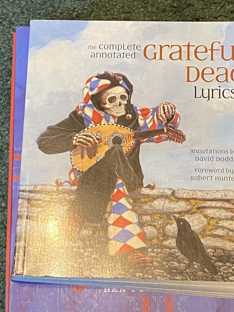 Grateful Dead Complete Lyrics Book & Scrapbook BOTH BOOKS