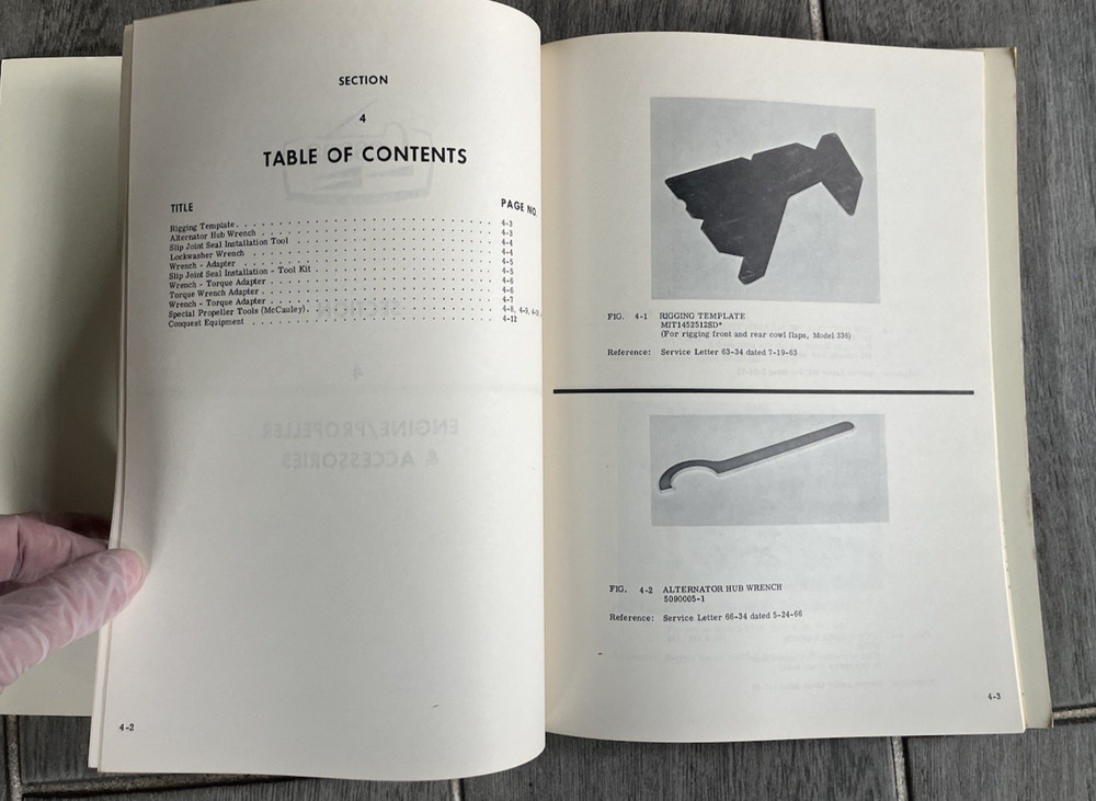 Aviation Cessna Special Tools & Support Equipment Catalog 1979 Original