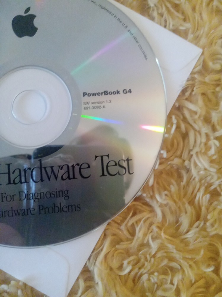 Apple Hardware Test for Diagnosing Hardware Problems PowerBook G4 Ver 1.2.2 2001