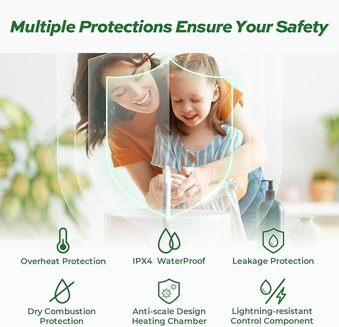 【USED】4.0 Gallon 1440W - Electric Mini Tank Water Heater For Kitchen RV Camper